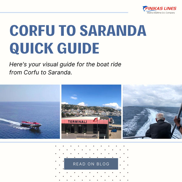 Blog - Finikas Lines - Ferry Saranda to Corfu